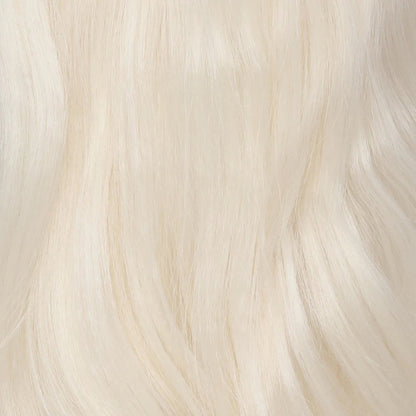 Blonde—High Quality Halo Hair Extensions(Comprising Wavy + Straight)