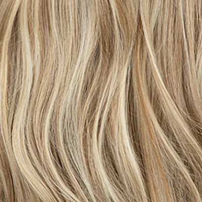 Blonde—High Quality Halo Hair Extensions(Comprising Wavy + Straight)