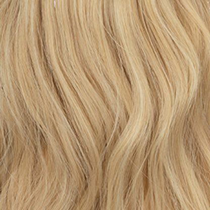 Blonde—High Quality Halo Hair Extensions(Comprising Wavy + Straight)